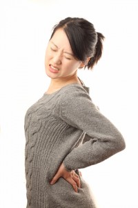 Woman with Back Pain